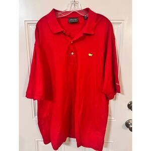 MASTERS COLLECTION Red Pima Cotton Golf Polo Sport Men’s XXL Shirt